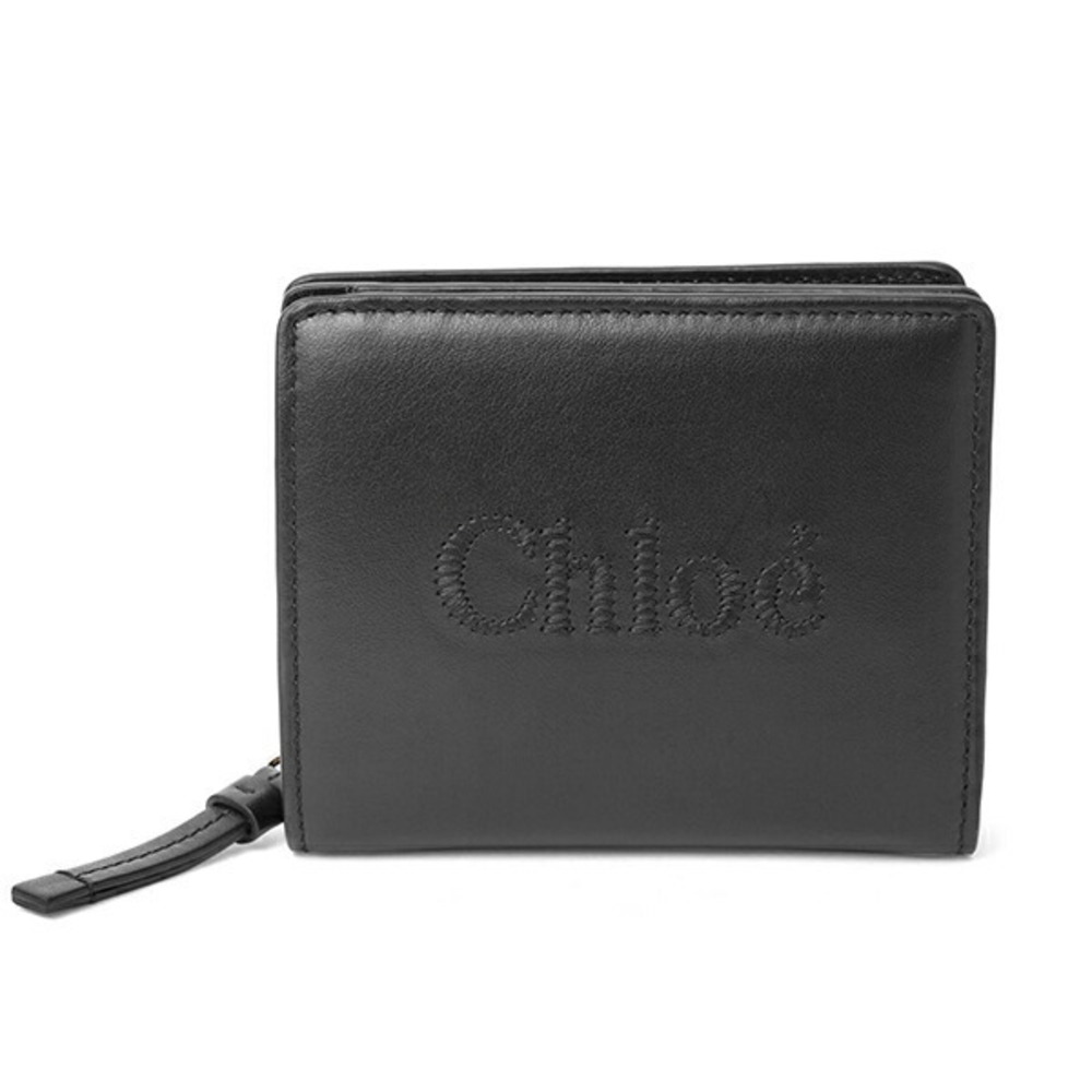 Chloe Sense bifold wallet Black